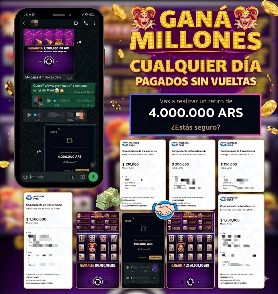 Comprobantes de retiros y ganancias reales de jugadores de PlayJoker Casino